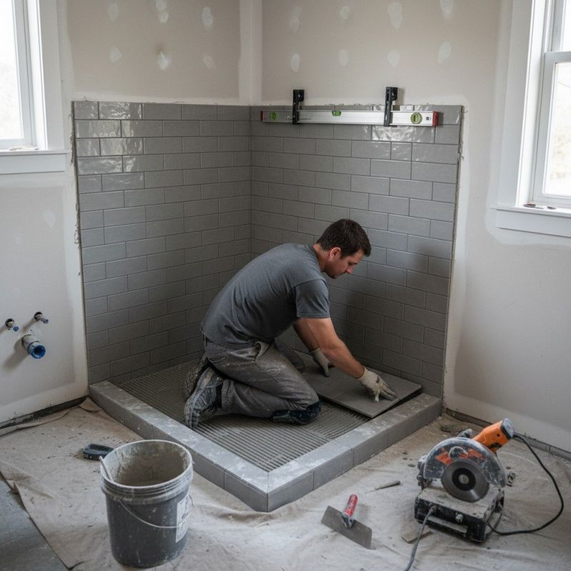 Tile Shower Pan Installation in Longmont, CO