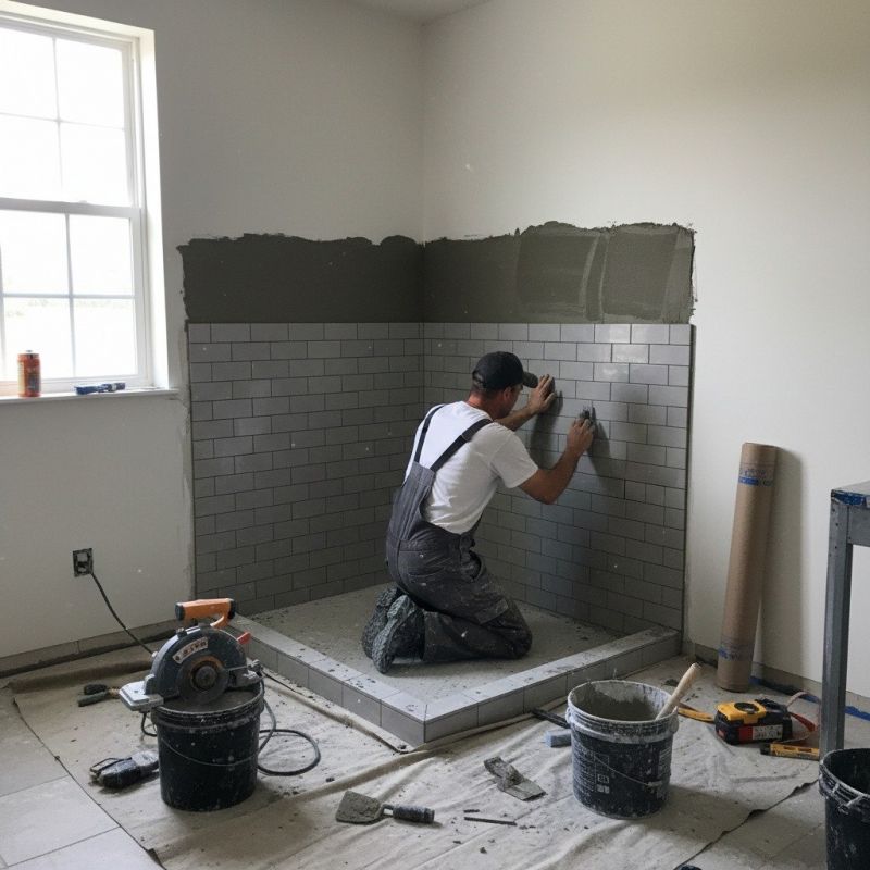 Tile Shower Floor Installation in Denver, CO